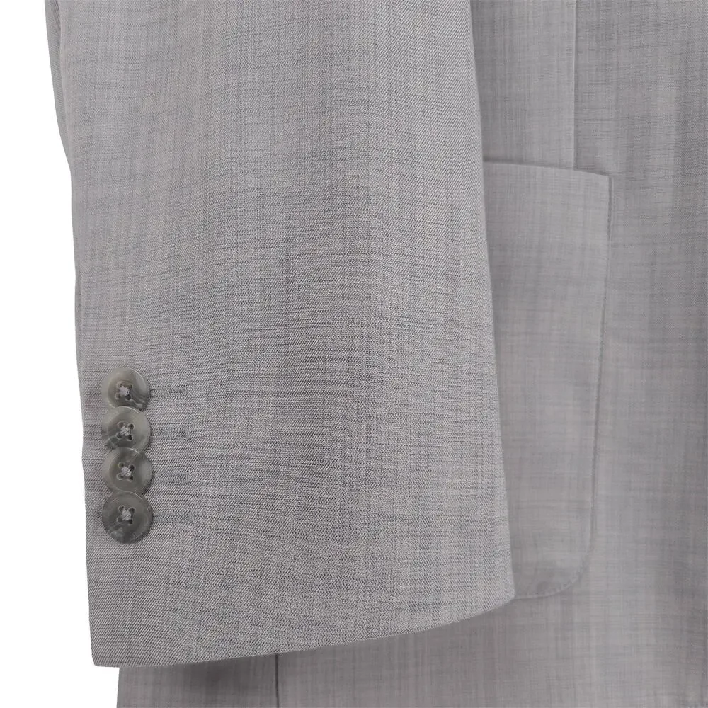 Alfani Mens Slim Fit Suit Jacket Blazer Sz Large Light Grey Lightweight Stretch